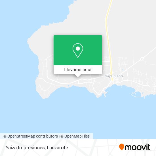 Mapa Yaiza Impresiones
