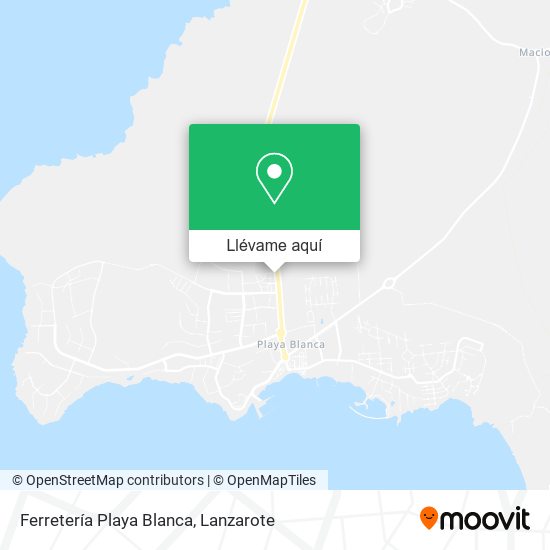 Mapa Ferretería Playa Blanca