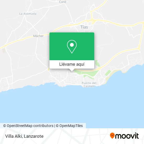 Mapa Villa Alki