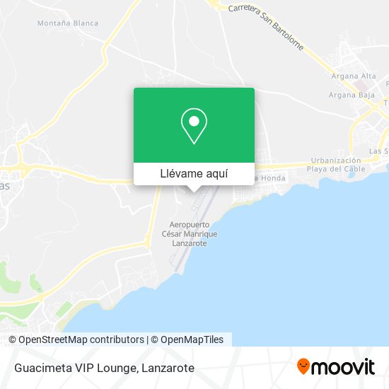 Mapa Guacimeta VIP Lounge