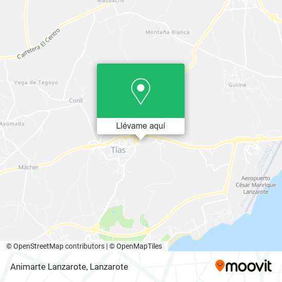 Mapa Animarte Lanzarote