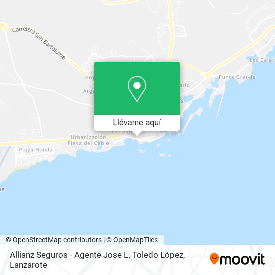 Mapa Allianz Seguros - Agente Jose L. Toledo López