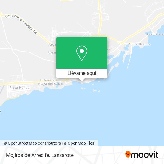 Mapa Mojitos de Arrecife