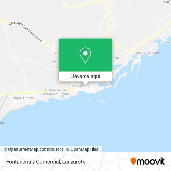 Mapa Fontanería y Comercial
