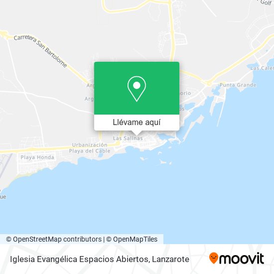 Mapa Iglesia Evangélica Espacios Abiertos