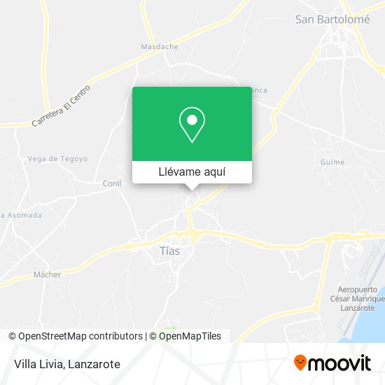 Mapa Villa Livia