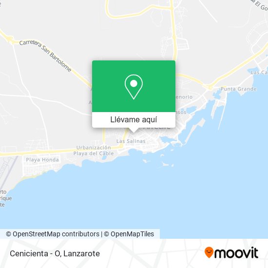 Mapa Cenicienta - O