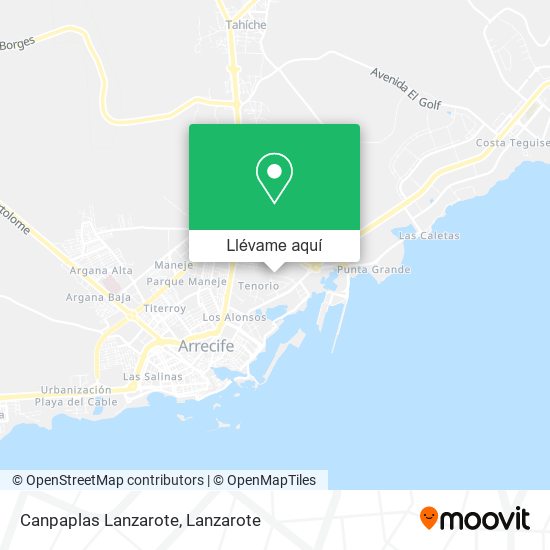 Mapa Canpaplas Lanzarote