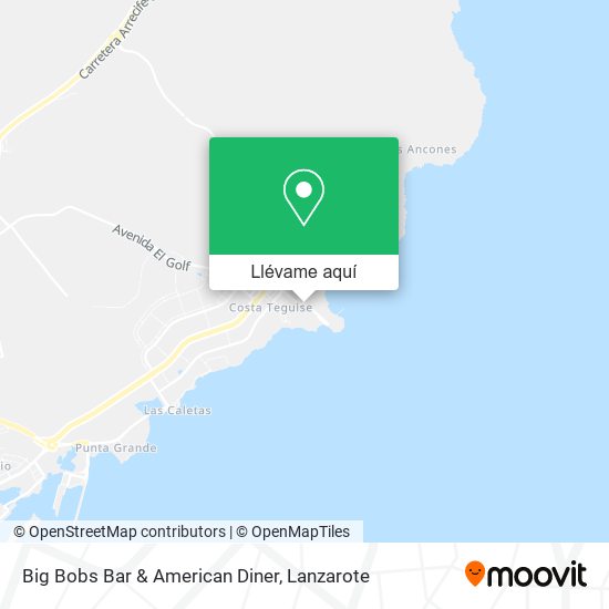 Mapa Big Bobs Bar & American Diner