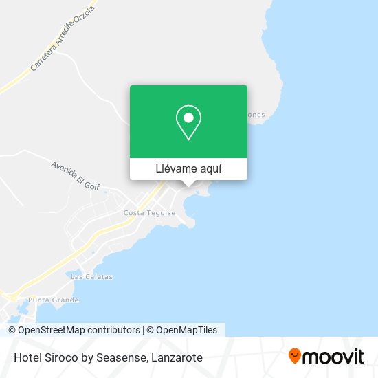 Mapa Hotel Siroco by Seasense