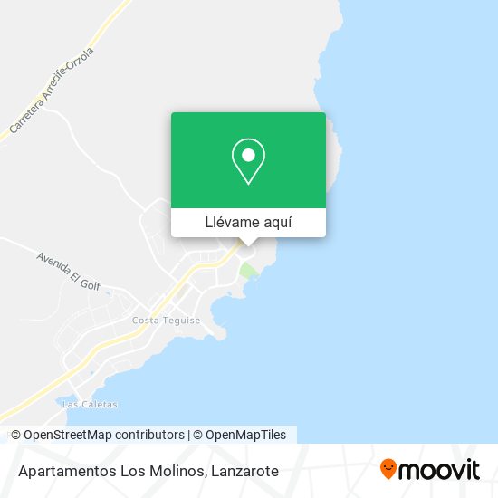 Mapa Apartamentos Los Molinos