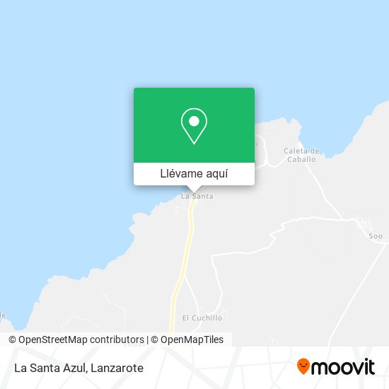 Mapa La Santa Azul