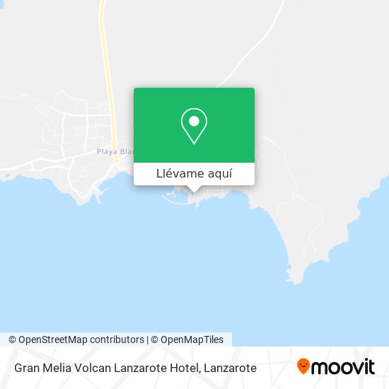 Mapa Gran Melia Volcan Lanzarote Hotel