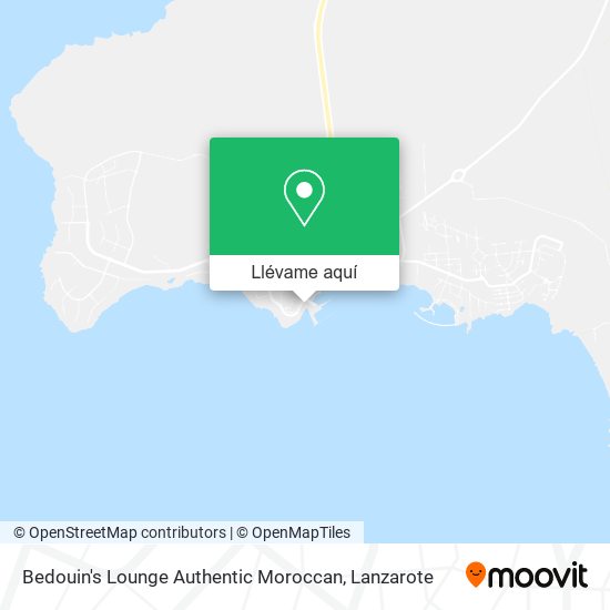 Mapa Bedouin's Lounge Authentic Moroccan