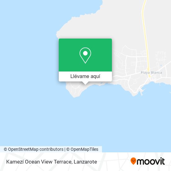 Mapa Kamezí Ocean View Terrace