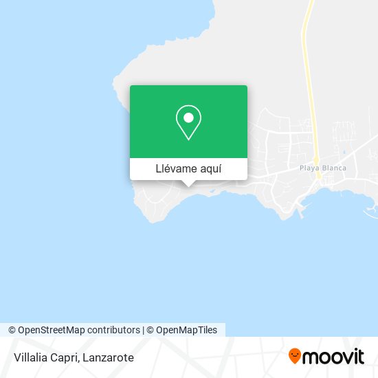 Mapa Villalia Capri