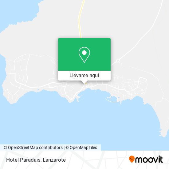 Mapa Hotel Paradais