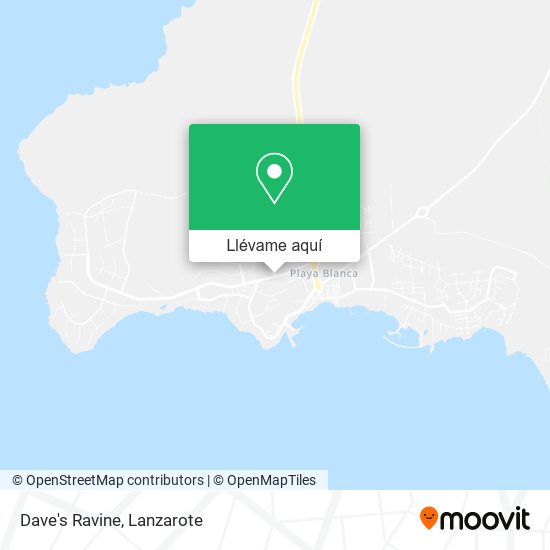 Mapa Dave's Ravine