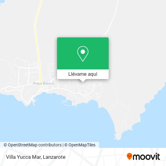 Mapa Villa Yucca Mar