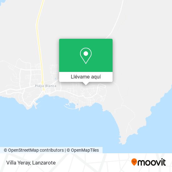 Mapa Villa Yeray