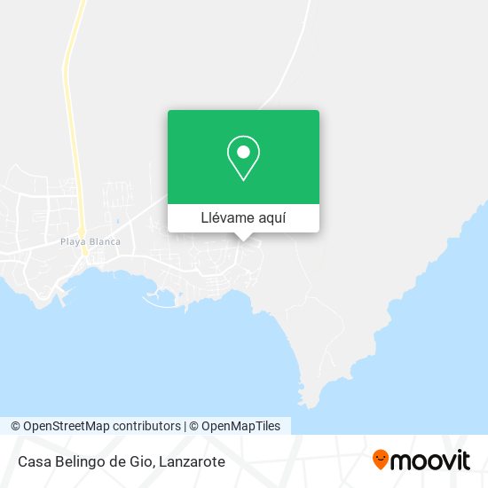 Mapa Casa Belingo de Gio