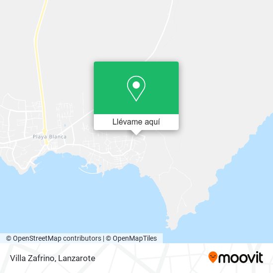 Mapa Villa Zafrino