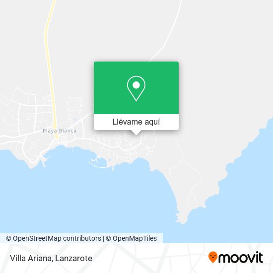 Mapa Villa Ariana
