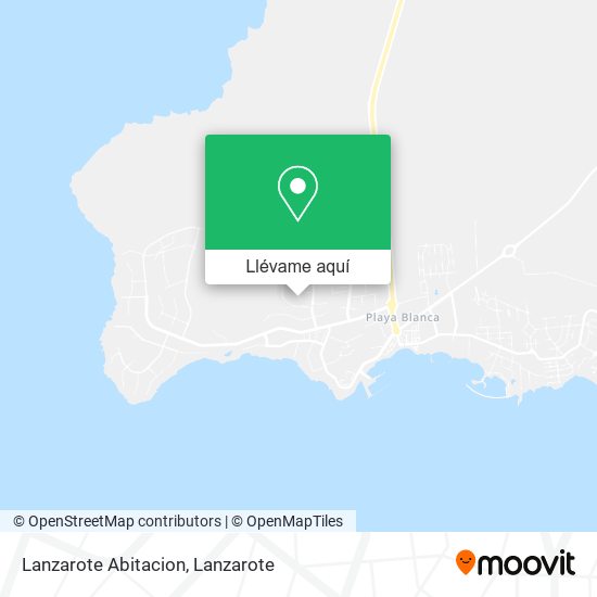 Mapa Lanzarote Abitacion