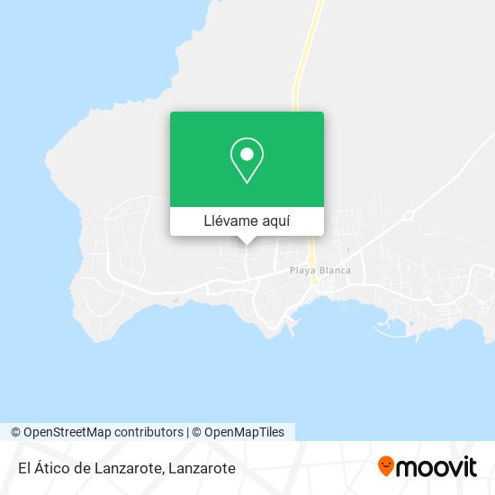 Mapa El Ático de Lanzarote