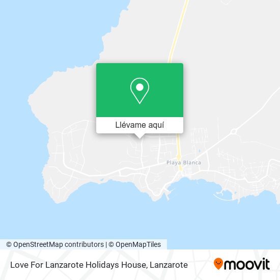 Mapa Love For Lanzarote Holidays House