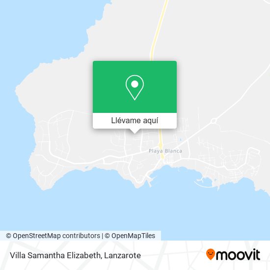 Mapa Villa Samantha Elizabeth