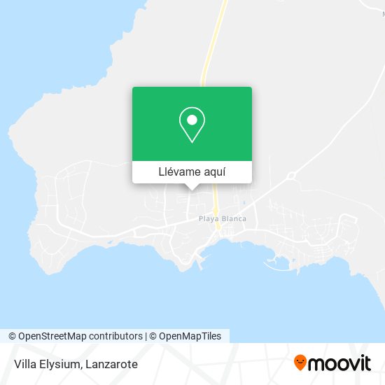 Mapa Villa Elysium