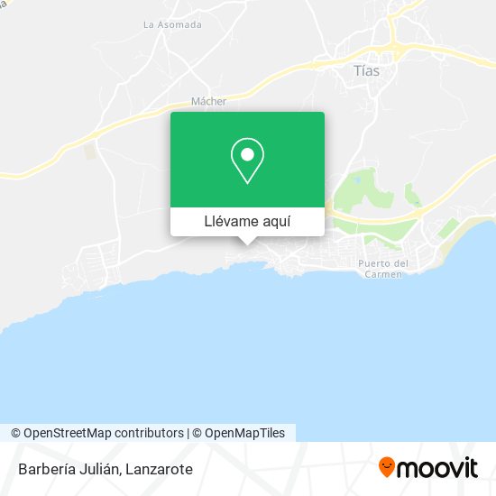 Mapa Barbería Julián