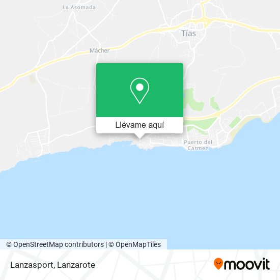 Mapa Lanzasport