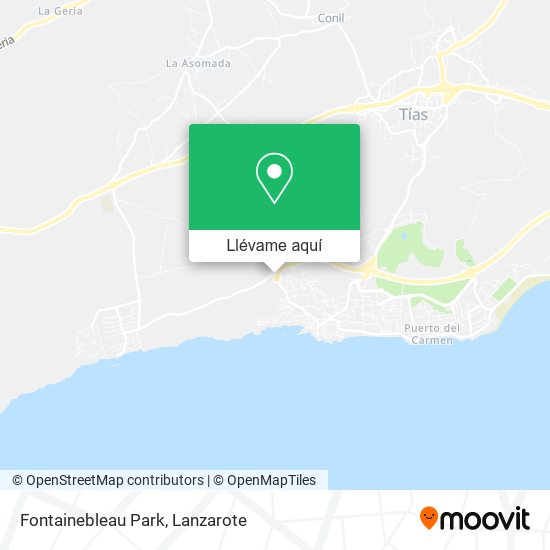 Mapa Fontainebleau Park