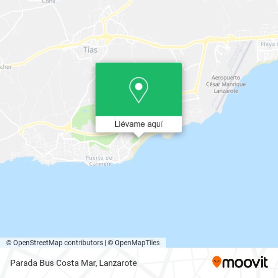 Mapa Parada Bus Costa Mar