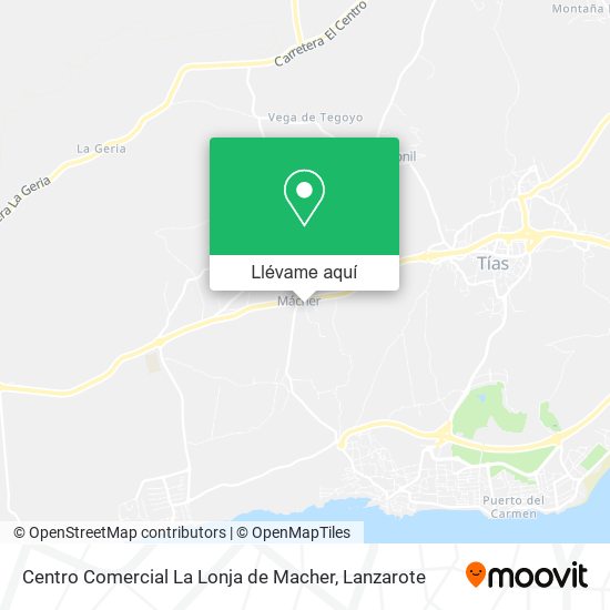 Mapa Centro Comercial La Lonja de Macher