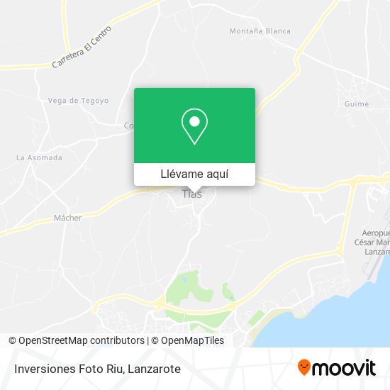 Mapa Inversiones Foto Riu