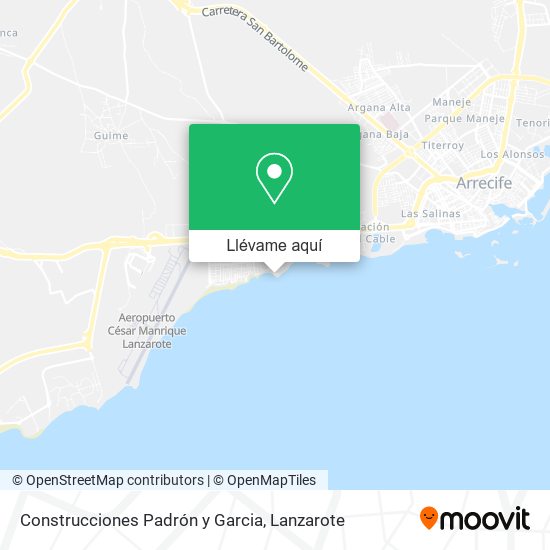 Mapa Construcciones Padrón y Garcia