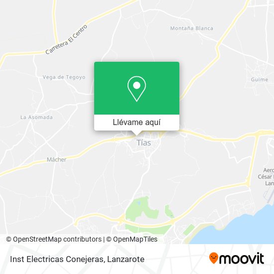 Mapa Inst Electricas Conejeras