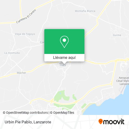Mapa Urbin Pie Pablo