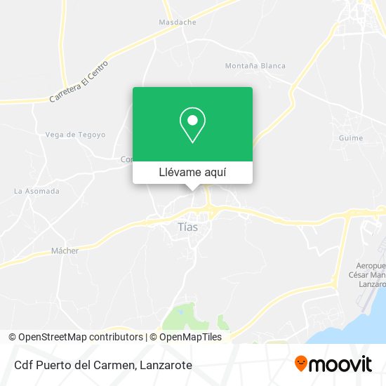 Mapa Cdf Puerto del Carmen