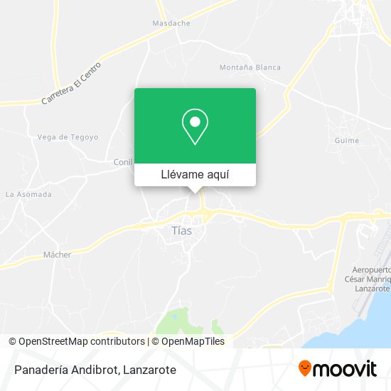 Mapa Panadería Andibrot