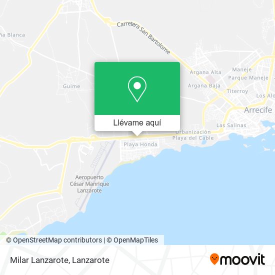 Mapa Milar Lanzarote