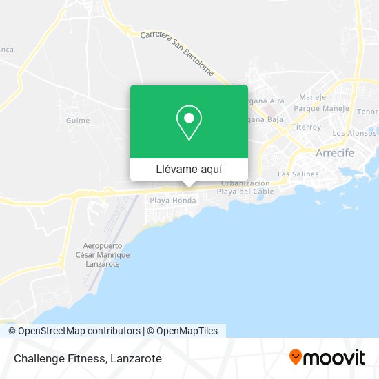 Mapa Challenge Fitness