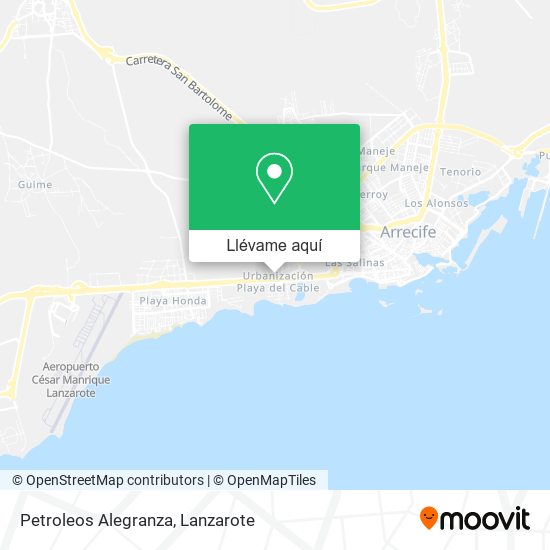 Mapa Petroleos Alegranza