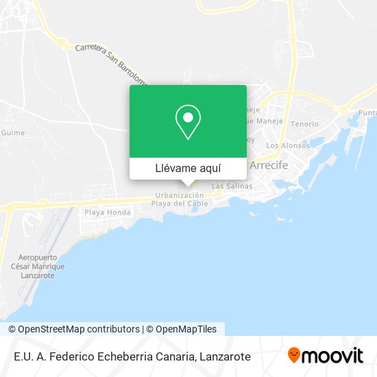 Mapa E.U. A. Federico Echeberria Canaria