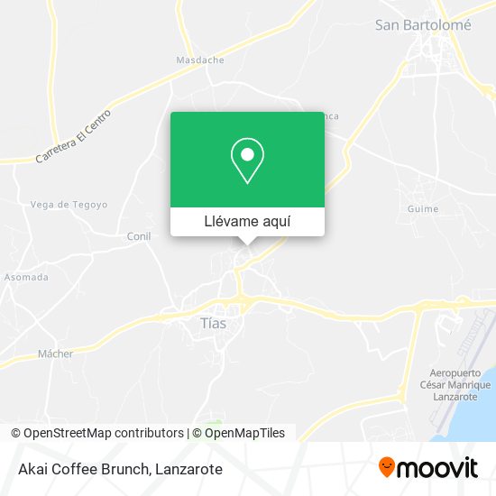 Mapa Akai Coffee Brunch