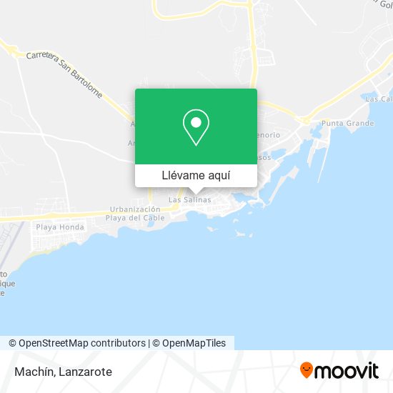 Mapa Machín
