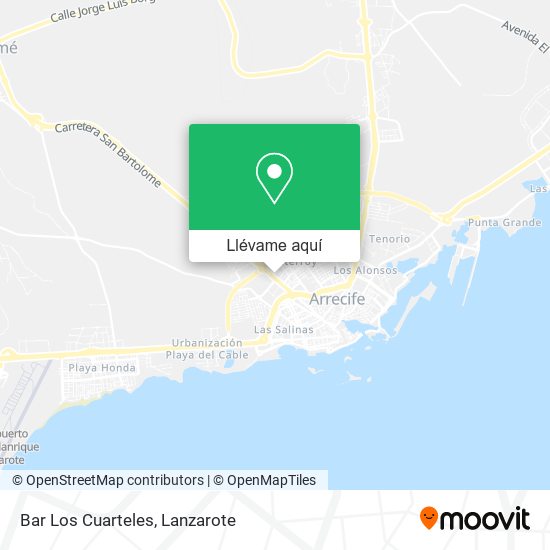 Mapa Bar Los Cuarteles